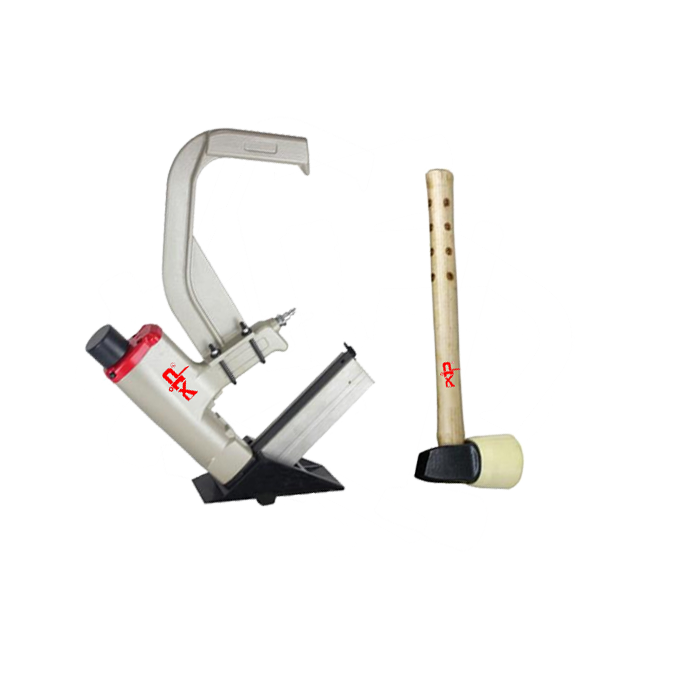 Agrafeuse pneumatique industri - Pneumatic Flooring Nailer Stapler 2 In 1 avis et prix