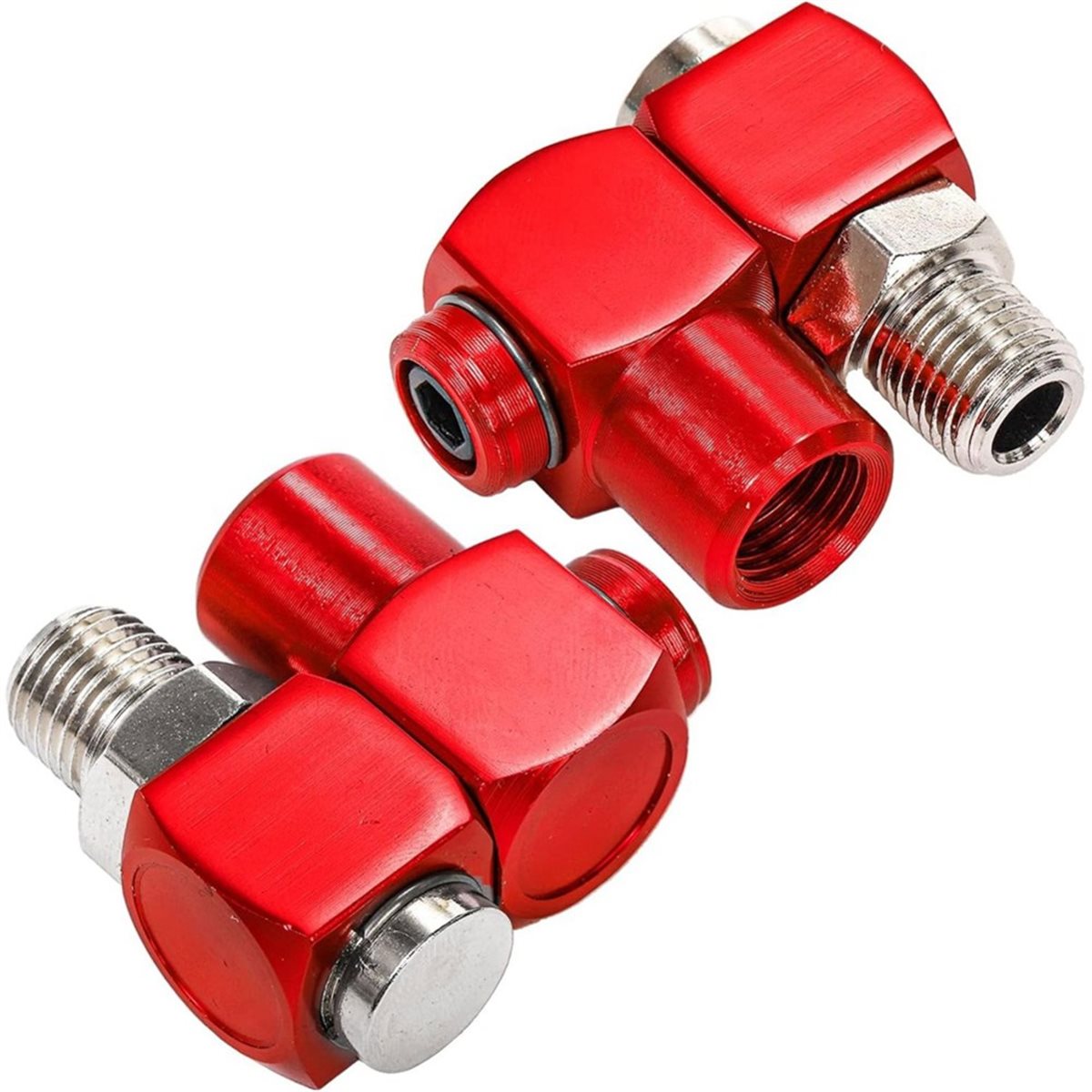 Lot de 4 raccords de tuyau d'a - Swivel Air Hose Fitting Quick Connect 1/4 avis et prix
